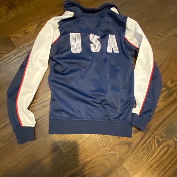 USA zip up sweatshirt /jacket size youth medium - Picture 4 of 4